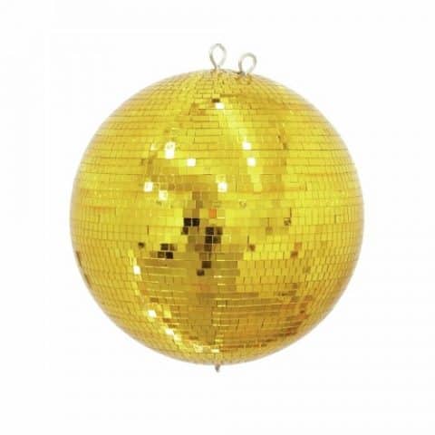 Gold Mirror Ball Hire - 16inch 400 mm~ Hire South West England Studio 50